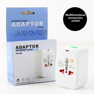 Adaptateur de prise universelle multifonctionnel 10A 250V, prise de conversion de voyage compatible avec le monde entier - Product Image 1