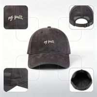 Nouvelle Casquette de Baseball Unisexe à Visière Profonde et Broderie Lettres, Effet Amincissant, Protection Solaire, Style Papa Tendance