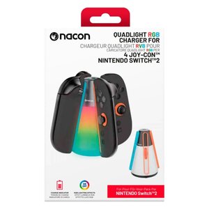 Caricabatterie per Nintendo <b>SWITCH</b> 2 QuadLight RGB Charger SWITCHNEWQUADCHARGER - Product Image 2