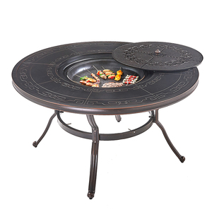 Hình Chữ Nhật Ngoài Trời Vườn BBQ Bảng Và 6 Ghế Đa Năng Ăn Uống Đồ Nội Thất Cho Biệt Thự Và Sân Sử Dụng Giá Cả Hợp Lý - Product Image 6