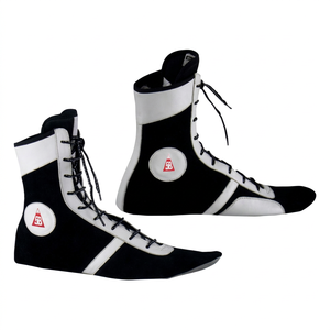 FIVE B SPORTING Último Modelo de Zapatos de Boxeo Profesionales de Cuero PU, Diseño Personalizado, Botas Ligeras, Calidad Premium, Transpirables - Product Image 1
