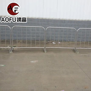 Gegalvaniseerd Gepoedercoat Metalen <span class=keywords><strong>Crowd</strong></span> <span class=keywords><strong>Control</strong></span> Barrières Beveiliging Tijdelijke Bescherming Hek Gelast Ontwerp <span class=keywords><strong>Crowd</strong></span> <span class=keywords><strong>Control</strong></span> Barrières - Product Image 3