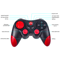Support de téléphone à ventouse sans fil BT HY-5-A personnalisé OEM pour manette de jeu, compatible Android/iOS/PC, avec vibration turbo, pour le jeu mobile