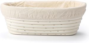 Cestino ovale premium Saint Germain Bakery per lievitazione pane con rivestimento - Brotform per la preparazione di pane bellissimo (10 pollici) - Product Image 2