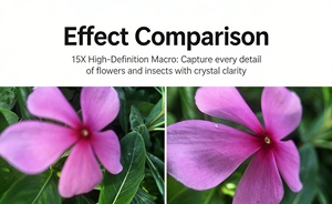 Lente Macro Esterna HD con Ingrandimento Ottico 15X ad Alta Definizione per Videocamera Sportiva DJI Osmo Action - Product Image 5