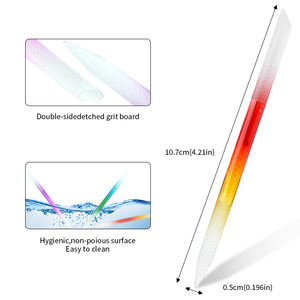 Juego de lima de uñas de vidrio, delineador multifuncional, amortiguador, eliminador de callos, Lima de pies, pulidor de cutículas, manicura y pedicura - Product Image 2