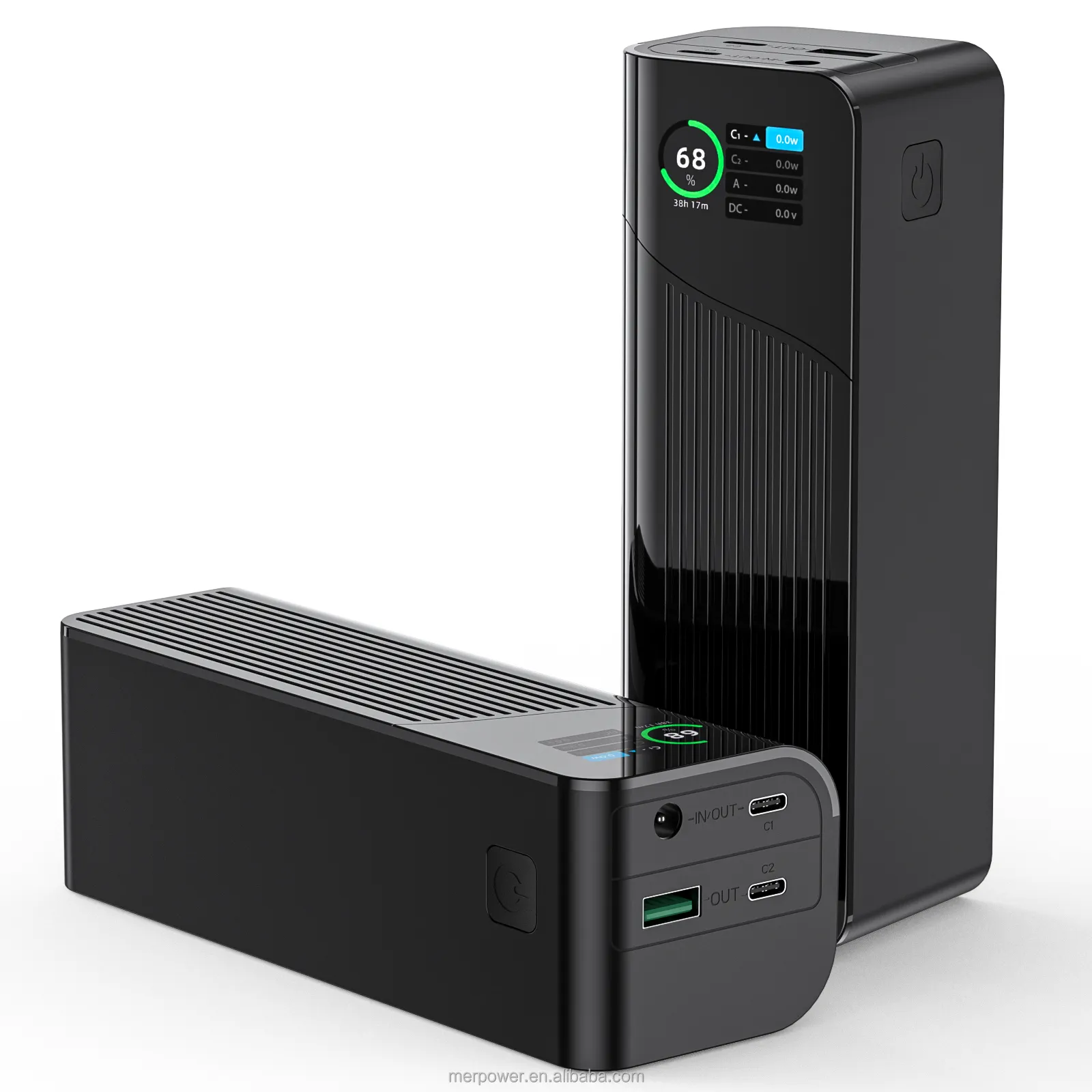 2024 новый дизайн 30000 мАч PD 100 Вт USB C быстрой зарядки Powerbank DC12V 24V интерфейс портативное зарядное устройство Power Bank для ноутбука мобильного