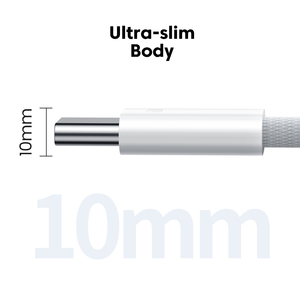 Toocki 1 M Blanco Original <span class=keywords><strong>USB</strong></span> C a <span class=keywords><strong>USB</strong></span> C Cable Cargador para 60W para iPhone 15 Cable trenzado1 Medidor de datos - Product Image 6