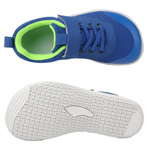 Venta al por mayor cómodos zapatos deportivos casuales para niños transpirable diseño descalzo con punta ancha para caminar al aire libre - Product Image 1