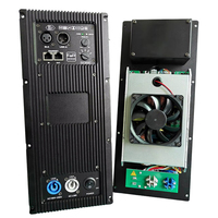 Amplificateur Professionnel de Haut-Parleur Actif Classe D 2000W, Carte de Système Sonore avec Module de Contrôle DSP, Processeur Audio et Subwoofer Actif