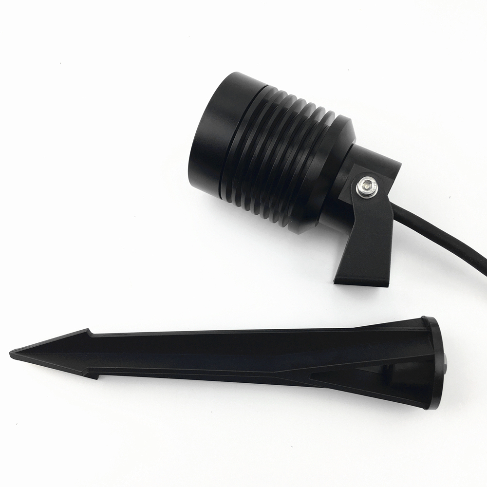Outdoor Landscape Warm White COB Aluminum Garden Spike Light IP65 Rated 30/45/60 Beam Angle Dimmable