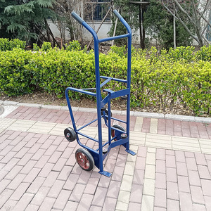 Carro de Transporte de Bidones de Aceite 1435*550*610mm, Carro de Herramientas Manual de Acero de Cuatro Ruedas, Carro Duradero para Cilindros de Gas, Soporte OEM Personalizado - Product Image 2