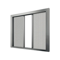 Fenêtres coulissantes en aluminium personnalisées, écoénergétiques, verre trempé NFRC AS2047, résistantes aux impacts d'ouragan, fenêtre en aluminium