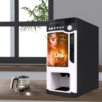 Distributeur automatique de dessus de table à jetons commercial 1600W cafetière instantanée haricot à tasse
