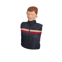 DARHMMY PVC Matériel Demi-Corps CPR Mannequin pour la Formation aux Premiers Secours des Sciences Médicales
