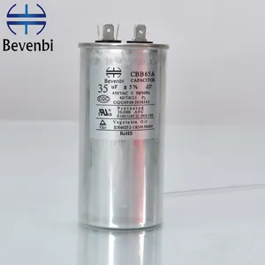 Bevenbi 450v 20 미크로포맷 에어컨 에어컨 모터 실행 커패시터 CBB65 커패시터