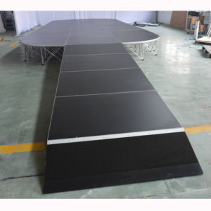 Plataforma de escenario portátil de alta resistencia, modular y telescópica para conciertos - Product Image 2