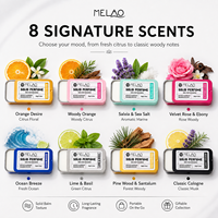 Baume de parfum solide OEM luxueux, 8 parfums riches, crème de parfum longue durée, déodorant corporel solide pour hommes