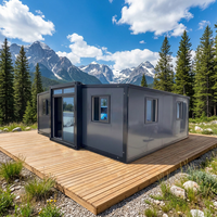 Maisons préfabriquées professionnelles de luxe, modulaires, avec 1, 2, 3 ou 4 chambres, conteneurs avec restaurant, maison préfabriquée