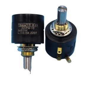 Giappone originale nuovissimo Sakae 22HPM-10 1K 2K 5K 10K 20K 50K 100 ohm 200 ohm 500 ohm potenziometro avvolto filo Multi bobina - Product Image 1