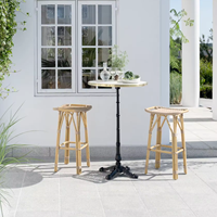 Table à manger blanche de style français moderne avec base en métal doré, écologique, résistante aux intempéries, pour usage extérieur en hôtel