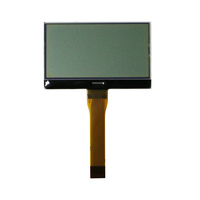 شاشة LCD أحادية اللون 2 بوصة 128×64 نقطة، شاشة عرض مصفوفة FSTN إيجابية رسومية 128×64، شاشة LCD نوع COG