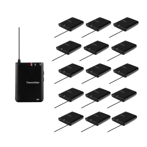 Số lượng lớn mua Hifi sạc di động beltpack âm thanh hướng dẫn hệ thống <span class=keywords><strong>Transmitter</strong></span> Receiver 200 cho đi bộ tour du lịch - Product Image 1