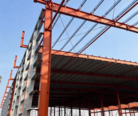 Structure d'entrepôt d'usine facile à construire, atelier préfabriqué en structure métallique, bâtiment métallique