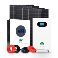 Système d'énergie solaire hybride tout-en-un à haute efficacité de 5 kW, 10 kW, 20 kW, 30 kW pour une utilisation domestique