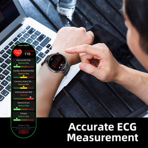 Reloj Inteligente ET472 ECG Healthy AI-GPT HRV con IP68, Respuesta a Llamadas, TFT, SOS, Monitor de Seguimiento Deportivo - Product Image 5