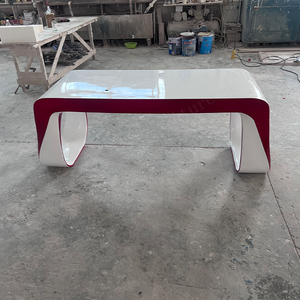 Diseño de arte único, estudio Personal, hogar, oficina, escritorio, muebles, superficie sólida moderna, mesa de oficina ejecutiva, modelos - Product Image 5