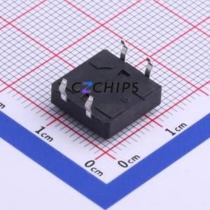 TS-1103-4526 Tactile Switch Through hole Component THT-4P,12x12mm Switch Single Pole Single Throw Round Button 2.6N Through Hole - Product Image 2