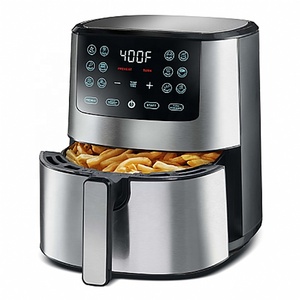 Friteuse à air chaud en acier inoxydable avec écran tactile LED, 12 programmes de cuisson prédéfinis, sans huile - Offre spéciale - Product Image 3
