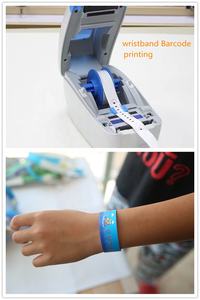 ขายส่งว่างเปล่าความร้อนทิ้งข้อมือวงพิมพ์โดยเครื่องพิมพ์เลเซอร์ม้วนเหตุการณ์สร้อยข้อมือครั้งเดียวในใช้ในสต็อก - Product Image 6