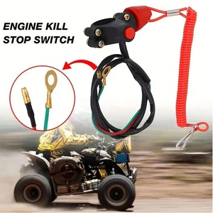 Accessoires pour mini-motos et quads : Pièces <span class=keywords><strong>de</strong></span> protection <span class=keywords><strong>de</strong></span> sécurité pour moteurs 49CC-250CC, incluant dispositif d'arrêt d'urgence et convertisseur d'entraînement - Product Image 2