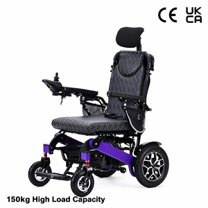 <span class=keywords><strong>Fauteuil</strong></span> <span class=keywords><strong>roulant</strong></span> électrique inclinable en alliage d'aluminium pliable, nouveau modèle, fourni par l'usine, pour personnes handicapées - Product Image 1