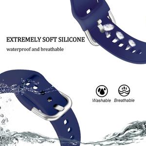 Bracelet en silicone respirant <span class=keywords><strong>Haylou</strong></span> LS02 pour montre intelligente <span class=keywords><strong>Xiaomi</strong></span> Bracelet de sport pour montres intelligentes <span class=keywords><strong>Haylou</strong></span> Solar LS02 - Product Image 4