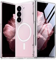 Étui magnétique MOBOSI pour Z Fold6 avec support pour S Pen, protection d'écran, protection intégrale contre les chocs, polycarbonate transparent, charge sans fil, étanche