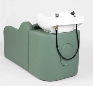 Leder Shampoo Bett Rück spülung Friseursalon Shampoo Einheit Haar wasch massage - Product Image 4