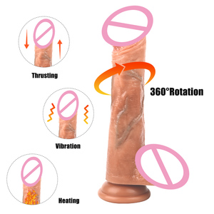 <strong>Wholesale</strong> Wireless Remote Control Telescopic Rotation, Rocking Big Dildo , Blue Veins Big Dildo for Female Masturbation - Product Image 6
