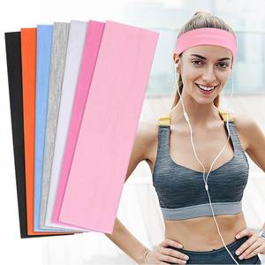 Bandeau de sport pliable en polyester pour femme, élastique et antidérapant, idéal pour le yoga, la course, le fitness, les entraînements en intérieur et l'usage quotidien - Product Image 3