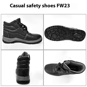 Chaussures de travail respirantes à bout en acier pour hommes, antidérapantes, antistatiques, anti-écrasement, protection du travail, sécurité avant tout - Product Image 4
