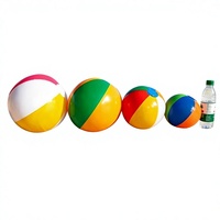 Ballon de plage gonflable en plastique pour jeunes (15-35 ans) – Jeux de piscine et aquatiques – Cadeau 6 couleurs