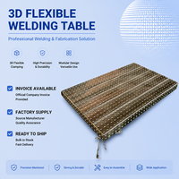 Table de soudage nitrurée usinée avec précision, surface de travail 3D flexible à charge lourde, adaptée au soudage de cadres de machines d'ingénierie