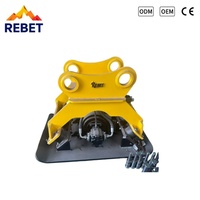 Compacteur à plaques vibrantes hydraulique REBET pour excavatrice de 1 à 30 tonnes, compacteur pour excavatrice pour la construction routière, CE ISO