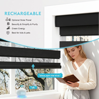 Stores Zébrés Modernes de Luxe pour Fenêtres avec Logo Personnalisé, Prise en Charge d'Applications, Intégration d'Assistant Vocal et Tissu Facile à Nettoyer
