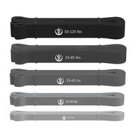 Juego de bandas de resistencia al estiramiento para ejercicio físico con bucle de potencia de entrenamiento de goma de látex largo 2080 personalizado