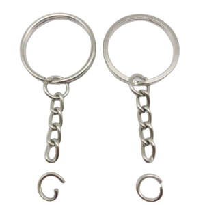 Giá Rẻ Giá DIY Móc chìa khóa phụ kiện kim loại vòng chìa khóa + 4 nút chains với 8 mét vòng tròn duy nhất - Product Image 1