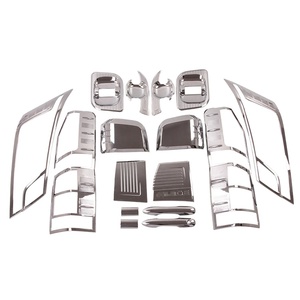 WZXD <b>Chrome</b> Kit Part Handle Cover Bowl Lamp Cover Mirror Frame Accessories 2019 for Hiace - Product Image 1