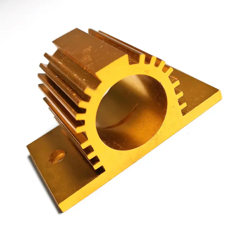 Factory Wholesale Surface Oxidation Coloring Sandblasted Aluminum Processing Small And Large Motor Housing Radiator Heat Sink